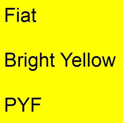 Fiat, Bright Yellow, PYF.